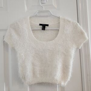Forever 21 Cream Knit Sweater